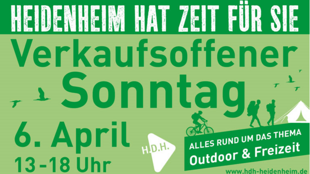 Verkaufsoffener Sonntag – mit Outdoor & Freizeittag