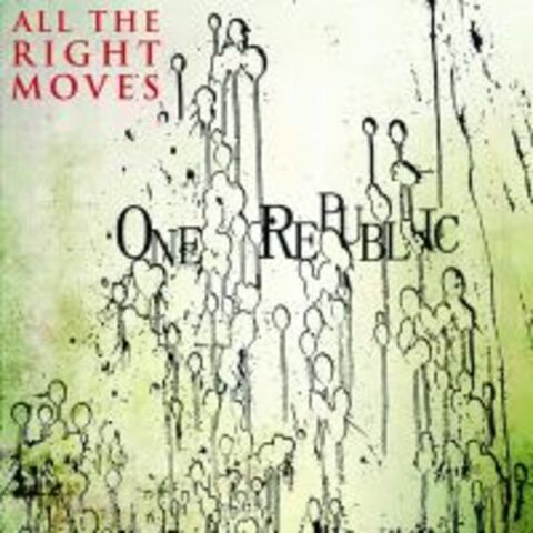 Cover ONE REPUBLIC - ALL THE RIGHT MOVES